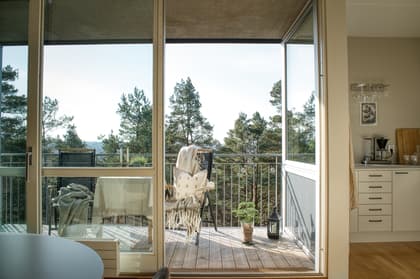 Balkong eller utsiktsbild