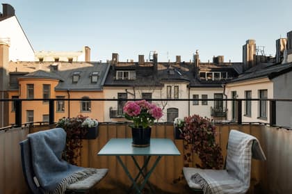 Balkong eller utsiktsbild