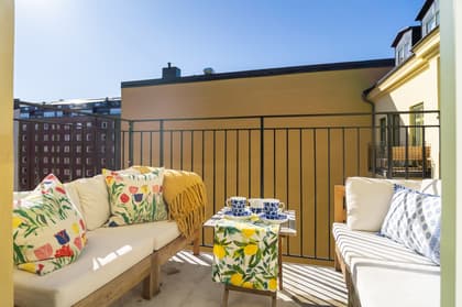 Balkong eller utsiktsbild