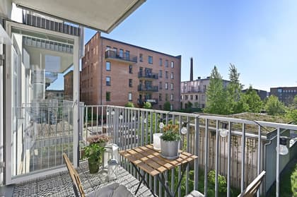 Balkong eller utsiktsbild