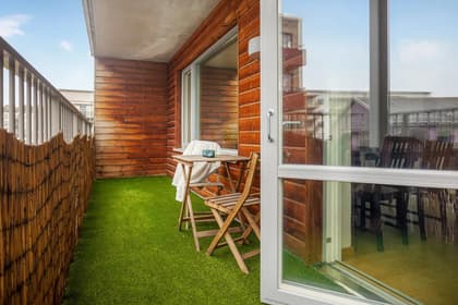 Balkong eller utsiktsbild