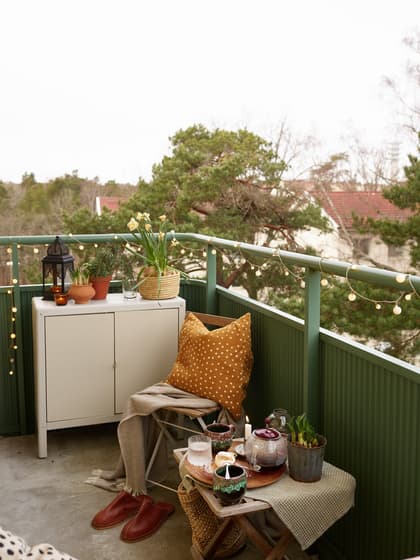 Balkong eller utsiktsbild