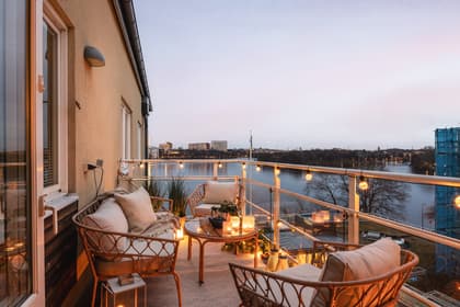 Balkong eller utsiktsbild