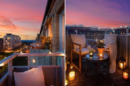 Balkong eller utsiktsbild