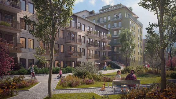 Mandelblomman, Täby