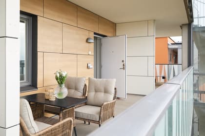 Balkong eller utsiktsbild