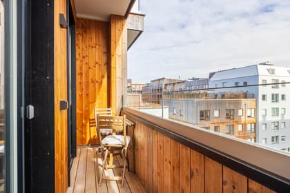 Balkong eller utsiktsbild