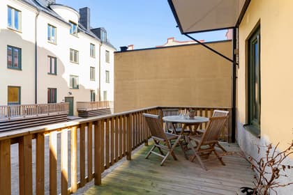 Balkong eller utsiktsbild