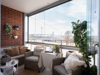 Balkong eller utsiktsbild