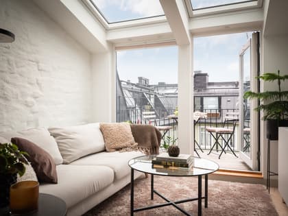 Balkong eller utsiktsbild