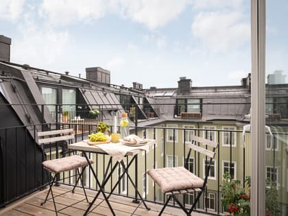 Balkong eller utsiktsbild