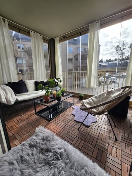 Balkong eller utsiktsbild