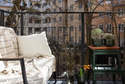 Balkong eller utsiktsbild