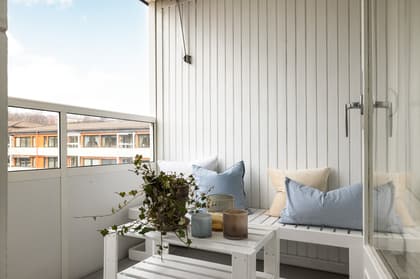 Balkong eller utsiktsbild