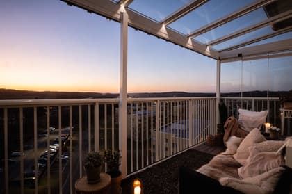 Balkong eller utsiktsbild