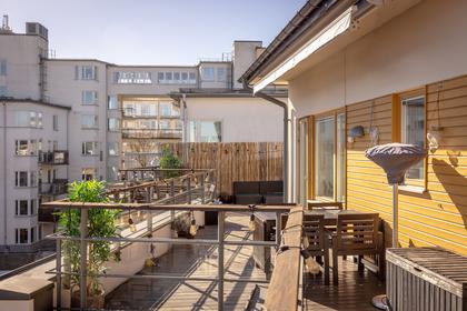 Balkong eller utsiktsbild