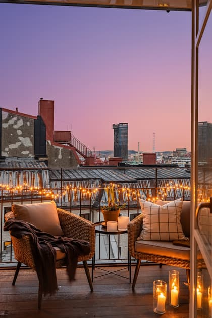 Balkong eller utsiktsbild