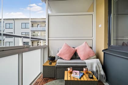 Balkong eller utsiktsbild