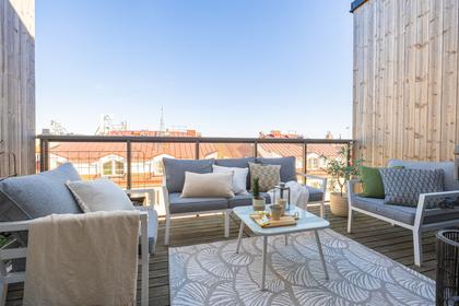 Balkong eller utsiktsbild