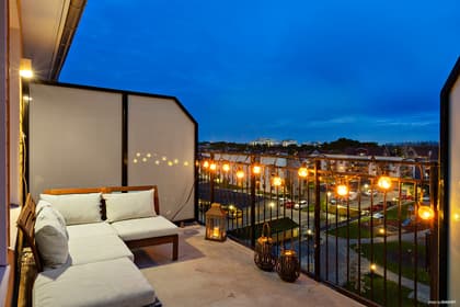 Balkong eller utsiktsbild