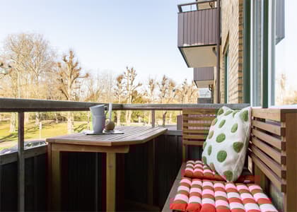 Balkong eller utsiktsbild