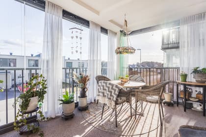 Balkong eller utsiktsbild