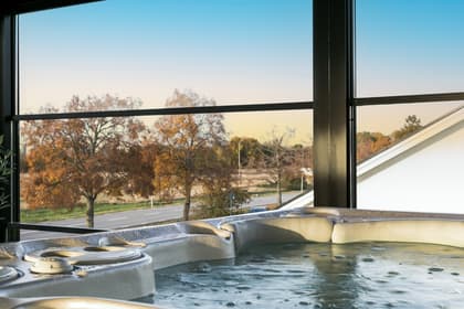 Balkong eller utsiktsbild