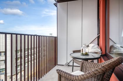 Balkong eller utsiktsbild