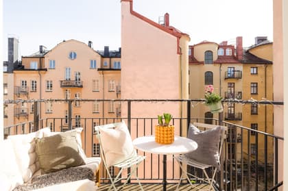 Balkong eller utsiktsbild