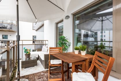 Balkong eller utsiktsbild