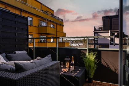 Balkong eller utsiktsbild