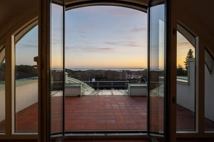 Balkong eller utsiktsbild