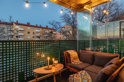 Balkong eller utsiktsbild