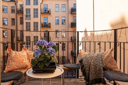 Balkong eller utsiktsbild