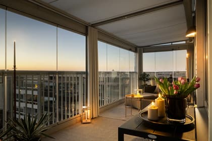 Balkong eller utsiktsbild