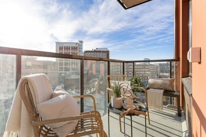 Balkong eller utsiktsbild