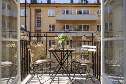 Balkong eller utsiktsbild