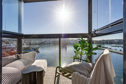 Balkong eller utsiktsbild