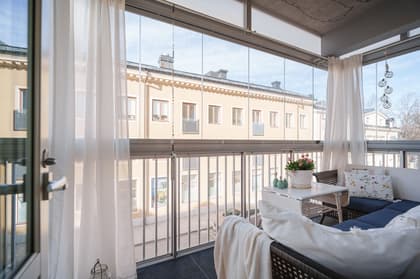 Balkong eller utsiktsbild