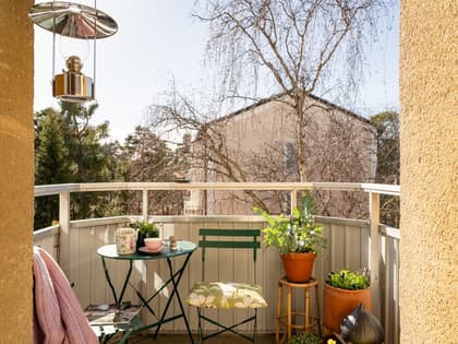 Balkong eller utsiktsbild