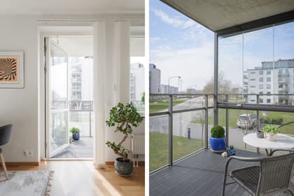 Balkong eller utsiktsbild