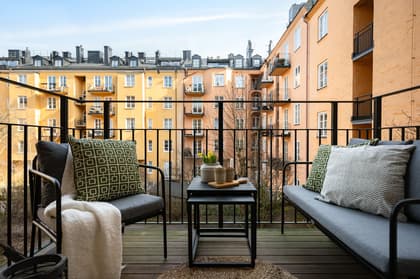 Balkong eller utsiktsbild