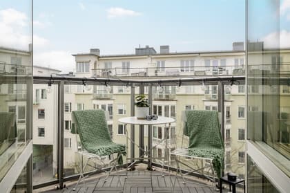 Balkong eller utsiktsbild