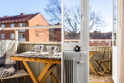 Balkong eller utsiktsbild