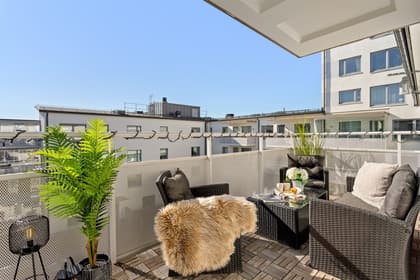 Balkong eller utsiktsbild