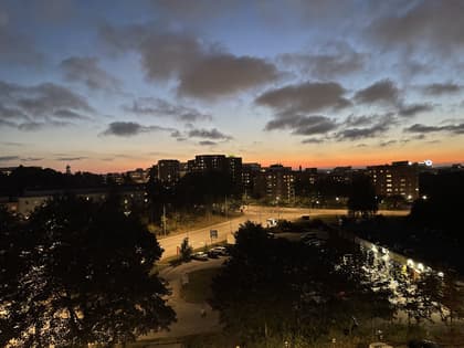 Balkong eller utsiktsbild