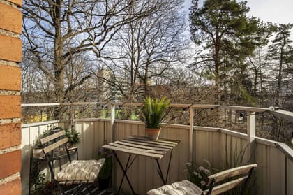 Balkong eller utsiktsbild