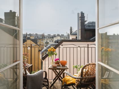 Balkong eller utsiktsbild