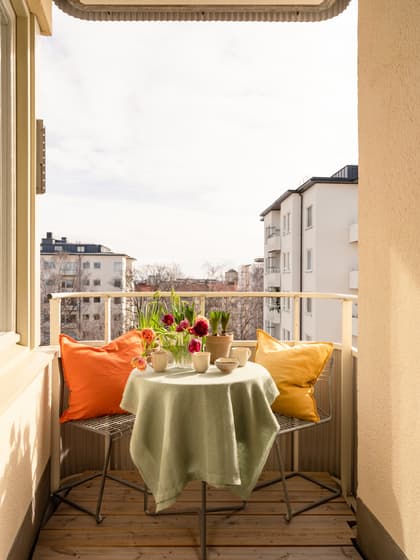 Balkong eller utsiktsbild