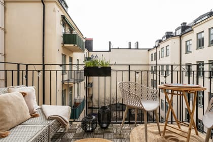 Balkong eller utsiktsbild